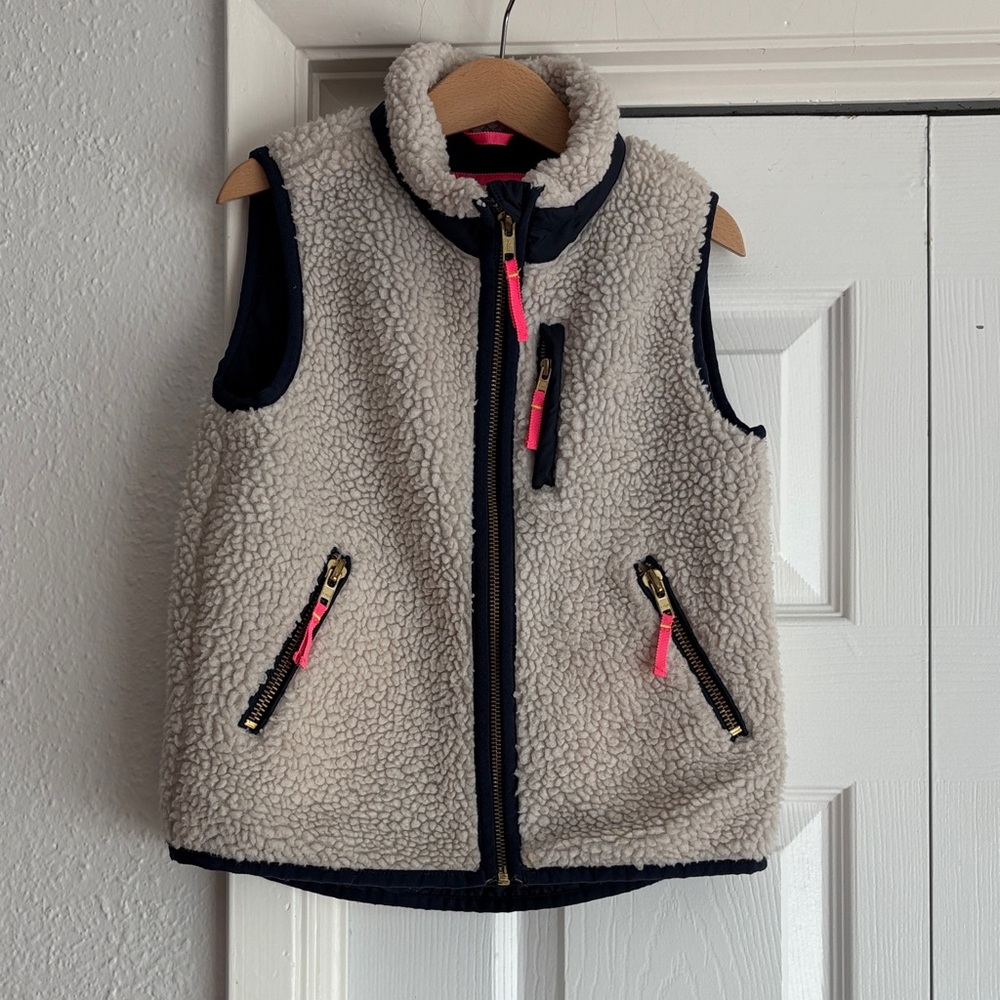 Crewcuts Kids 6-7Y Sherpa Vest Jacket